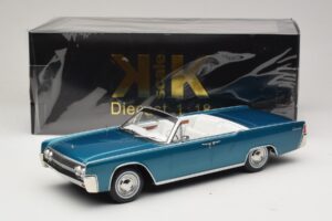 Lincoln Continental Convertible Turchese Metallizzato KK-Scale 1:18 KKDC181524 Pressofusione — immagine 7 di 7