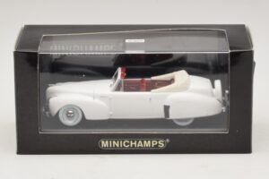 Lincoln Continental Cabriolet Bianco Minichamps 1:43 400082501 Pressofusione — immagine 5 di 5