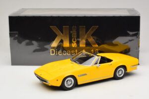 Maserati Ghibli Spyder Giallo KK-Scale 1:18 KKDC181303 Pressofusione — immagine 7 di 7