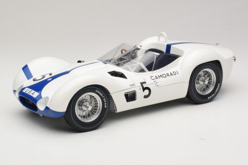 Maserati Tipo 61 #5 Camoradi S. Moss / D. Gurney 1000km Nurburgring Winner 1960 Minichamps 1:12 120601205 Pressofusione