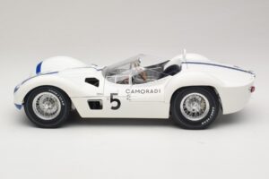 Maserati Tipo 61 #5 Camoradi S. Moss / D. Gurney 1000km Nurburgring Winner 1960 Minichamps 1:12 120601205 Pressofusione — immagine 4 di 8