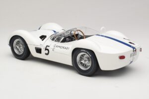 Maserati Tipo 61 #5 Camoradi S. Moss / D. Gurney 1000km Nurburgring Winner 1960 Minichamps 1:12 120601205 Pressofusione — immagine 7 di 8