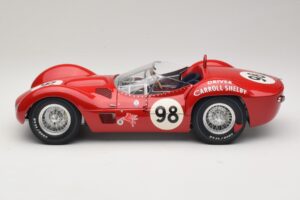 Maserati Tipo 61 #98 C. Shelby Times Mirror GP For Sportscars 1960 Minichamps 1:12 120601298 Pressofusione — immagine 3 di 8