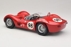 Maserati Tipo 61 #98 C. Shelby Times Mirror GP For Sportscars 1960 Minichamps 1:12 120601298 Pressofusione — immagine 7 di 8