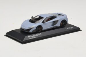 McLaren 675LT Ceramic Grey Minichamps 1:43 537154420 Pressofusione — immagine 2 di 5