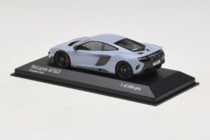 McLaren 675LT Ceramic Grey Minichamps 1:43 537154420 Pressofusione — immagine 3 di 5