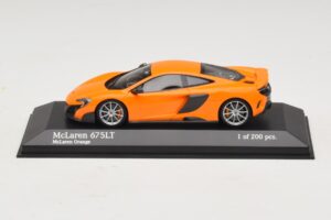 McLaren 675LT Arancione Minichamps 1:43 537154421 Pressofusione