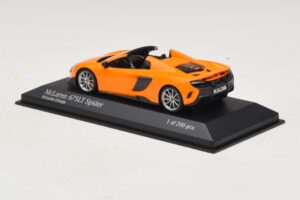 McLaren 675LT Spider Arancione Minichamps 1:43 537154431 Pressofusione — immagine 3 di 5