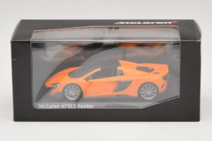 McLaren 675LT Spider Arancione Minichamps 1:43 537154431 Pressofusione — immagine 5 di 5