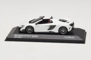 McLaren 675LT Spider Silica White Minichamps 1:43 537154432 Pressofusione