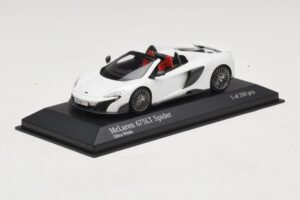 McLaren 675LT Spider Silica White Minichamps 1:43 537154432 Pressofusione — immagine 2 di 5