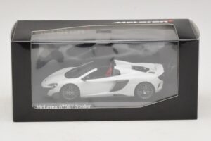 McLaren 675LT Spider Silica White Minichamps 1:43 537154432 Pressofusione — immagine 5 di 5
