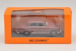 Mercedes 180 W120 Rosso Maxichamps 1:43 940033101 Pressofusione — immagine 5 di 5
