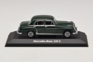 Mercedes 220 S W180 Verde Scuro Maxichamps 1:43 940033001 Pressofusione