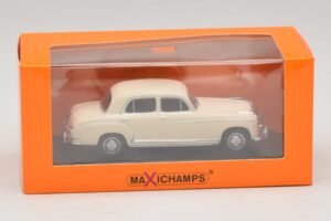 Mercedes 220 S W180 Bianco Maxichamps 1:43 940033000 Pressofusione — immagine 5 di 5