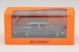 Mercedes 300 SE W112 Lang Grigio Scuro Maxichamps 1:43 940035201 Pressofusione — immagine 5 di 5