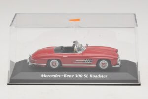 Mercedes 300 SL W198 Roadster Rosso Maxichamps 1:43 940039031 Pressofusione — immagine 4 di 5