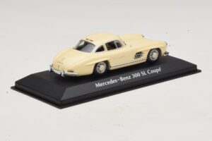 Mercedes 300 SL W198 Bianco Maxichamps 1:43 940039002 Pressofusione — immagine 2 di 5