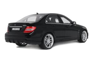 Mercedes C63 AMG W204 Brabus B63S Obsidian Black GT Spirit 1:18 GT582 Resina — immagine 2 di 5