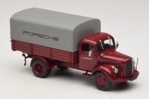 Mercedes L3500 Pianale Porsche Minichamps 1:43 439350027 Pressofusione — immagine 4 di 7