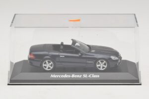 Mercedes SL R230 Blu Metallizzato Maxichamps 1:43 940037531 Pressofusione — immagine 4 di 5