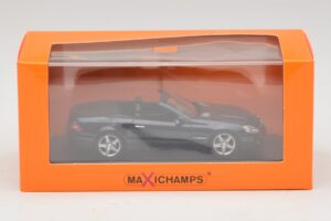 Mercedes SL R230 Blu Metallizzato Maxichamps 1:43 940037531 Pressofusione — immagine 5 di 5
