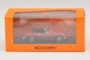 MG MGB Mk1 Rosso Maxichamps 1:43 940131030 Pressofusione — immagine 5 di 5