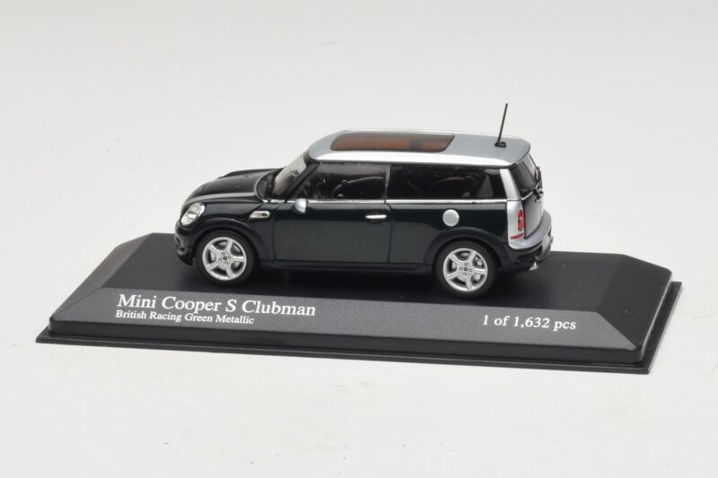 Mini Cooper S Clubman R55 Verde Argento Minichamps 1:43 431138670 Pressofusione