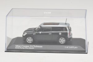 Mini Cooper S Clubman R55 Verde Argento Minichamps 1:43 431138670 Pressofusione — immagine 4 di 5