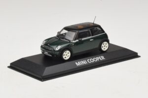 Mini Cooper S R53 Verde Scuro Con Tetto Nero Minichamps 1:43 MINI023 Pressofusione — immagine 2 di 5