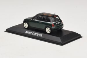 Mini Cooper S R53 Verde Scuro Con Tetto Nero Minichamps 1:43 MINI023 Pressofusione — immagine 3 di 5