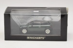 Mini Cooper S R53 Verde Scuro Con Tetto Nero Minichamps 1:43 MINI023 Pressofusione — immagine 5 di 5