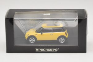 Mini Cooper S R53 Liquid Yellow Con Tetto Panoramico Minichamps 1:43 MINI013 Pressofusione — immagine 4 di 4
