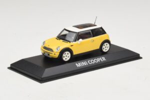 Mini Cooper S R53 Giallo Con Tetto Panoramico Giallo Minichamps 1:43 MINI029 Pressofusione — immagine 2 di 4
