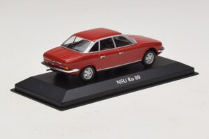NSU Ro 80 Rosso Maxichamps 1:43 940015402 Pressofusione — immagine 2 di 5