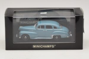 Opel Kapitän Blu Minichamps 1:43 430043308 Pressofusione — immagine 5 di 5