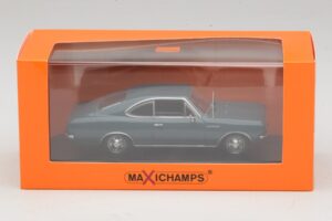 Opel Rekord C Coupé Blu Maxichamps 1:43 940046121 Pressofusione — immagine 5 di 5