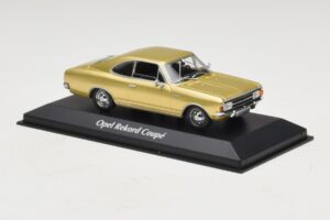 Opel Rekord C Coupé Oro Maxichamps 1:43 940046120 Pressofusione — immagine 3 di 5
