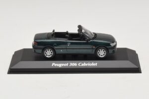 Peugeot 306 Cabriolet Verde Metallizzato Maxichamps 1:43 940112833 Pressofusione