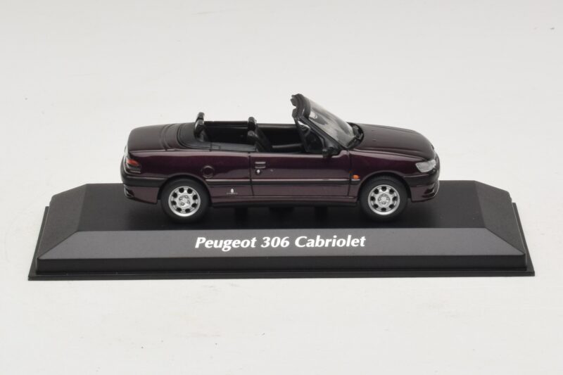 Peugeot 306 Cabriolet Viola Metallizzato Maxichamps 1:43 940112834 Pressofusione