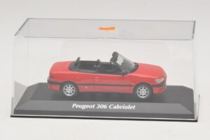 Peugeot 306 Cabriolet Rosso Maxichamps 1:43 940112830 Pressofusione — immagine 4 di 5