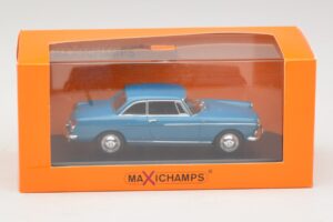 Peugeot 404 Coupé Blu Maxichamps 1:43 940112921 Pressofusione — immagine 5 di 5