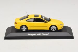Peugeot 406 Coupé Giallo Maxichamps 1:43 940112621 Pressofusione