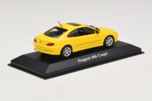 Peugeot 406 Coupé Giallo Maxichamps 1:43 940112621 Pressofusione — immagine 2 di 5