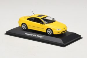 Peugeot 406 Coupé Giallo Maxichamps 1:43 940112621 Pressofusione — immagine 3 di 5