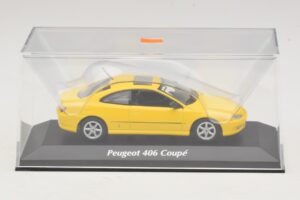 Peugeot 406 Coupé Giallo Maxichamps 1:43 940112621 Pressofusione — immagine 4 di 5