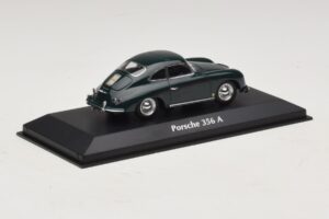 Porsche 356A Verde Scuro Maxichamps 1:43 940064220 Pressofusione — immagine 2 di 5