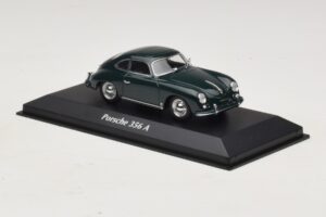 Porsche 356A Verde Scuro Maxichamps 1:43 940064220 Pressofusione — immagine 3 di 5