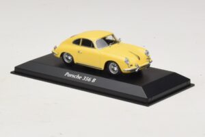 Porsche 356 B Giallo Maxichamps 1:43 940064300 Pressofusione — immagine 3 di 5