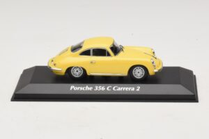 Porsche 356C Carrera 2 Giallo Maxichamps 1:43 Porsche 356C Carrera 2 Giallo Maxichamps 1:43 940062361 Pressofusione